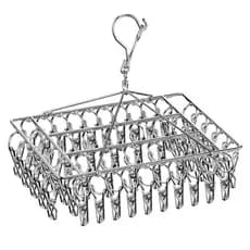 Varal 50 Prendedores Para Roupa Intima Para Calcinha Meia Cueca Reforçado inox 20 Prendedores secagem de roupa interior