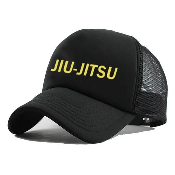 Boné Aba Curva Jiu-Jitsu Feminino e Masculino Snapback Trucker Super Promoção Qualidade Produto Top Flash Modas