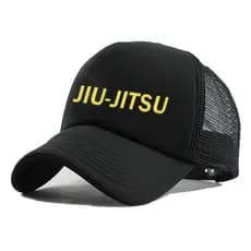 Boné Aba Curva Jiu-Jitsu Feminino e Masculino Snapback Trucker Super Promoção Qualidade Produto Top Flash Modas