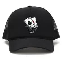 BONÉ ABA CURVA ESTAMPA BARALHO ESPADA TRUCO JOGO DE CARTAS COM TELINHA MASCULINO Estiloso GN