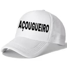 BONÉ ABA CURVA TRUCKER COM TELINHA AÇOUGUEIRO SHOP Aproveite
