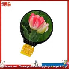 Brs01 Peça 1.28 Polegada Ips LCD Display Colorido Redondo 240x240 PCB HD GC9A01 Driver
