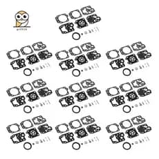 10Pcs Kit De Agulha De Junta De Reconstrução De Reparo De Carburador Para Aparador K20-WYJ
