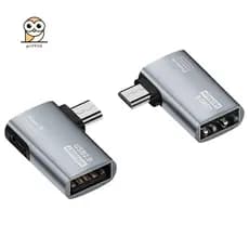 Adaptador De Cabo 4K OTG Alimentado Por Alimentação Micro-USB Para Com Design De Ângulo . Adequado Tablet , TV