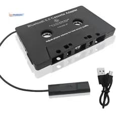 Cassete Universal Bluetooth 5.0 Adaptador Conversor Fita Do Carro Para Aux Estéreo Música