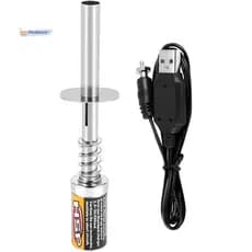 RC Nitro 1.2 V 1800Mah Recarregável Glow Plug Igniter DC Carregador USB Para Gás Power 1/10 1/8 Car