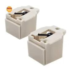 2 Peças AT3600L Diamante Record Player Agulhas Substituição Stylus Apto Para AT-LP60/PL300 Vinil Turntable
