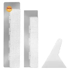 3 Pçs Diamante Desenhar Régua Malha Grade DIY Acessórios Com 240/400 Grades Em Branco