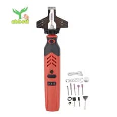 Conjunto De Ferramentas De Afiação De Corrente De Motosserra Sem Fio DC3.6V Kit Vermelhas Para Afiador De Serra Portátil