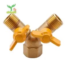 [Quick A] Adaptador De Torneira De 2 Vias 1/2 " Irrigação De Jardim Externo E Divisor De Mangueira