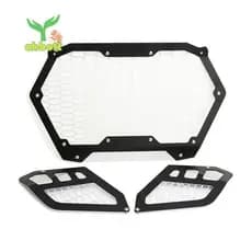 [Quick A] Kit De Suporte De Acessórios UTV Grade De Condução Malha Frontal Para R 2024 2025