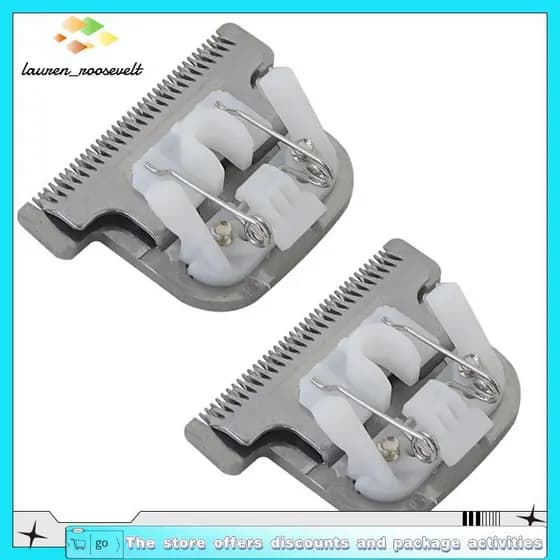 Conjunto De 2 Peças De Lâminas T Destacáveis De Substituição Para Modelos De Aparador 9864/9864SS/9686/9818A/9854L/9870/