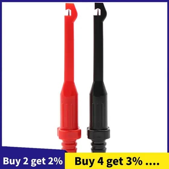 Clipes De Cabo De 4mm Para Reparo De Carro , Clipe De Teste De Piercing , Assento De Banana , Sonda De Isolamento Resist