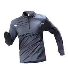 Camiseta esportiva masculina de manga comprida de secagem rápida, camiseta esportiva de Micro lã, primavera outono, Badm