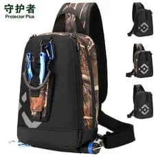 X230 moda isca saco multifuncional bolsa de ombro pesca masculina simples saco de peito de pesca à prova dwaterproof águ