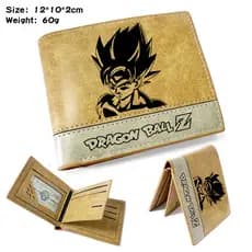 Mercadoria de anime Dragon Ball Son Goku Tartaruga Goji 20% de desconto em relevo PU Carteira Kaiwang Homens Mulheres An