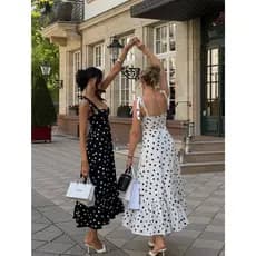 Vestido Longo com Alças Finas