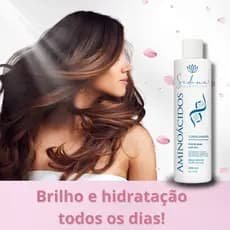 Condicionador 300ml Nutrição e Brilho todos os Tipos de Cabelo Uso Diário Macios e Sedosos e brilho
