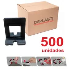 Espaçador Nivelador Slim Pequeno Formato Piso Porcelanato 500 Unidades Deplasti