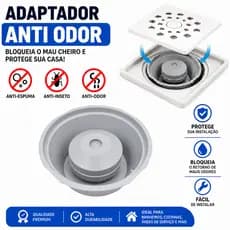Adaptador Antiodor Tira Mau Cheiro Ralos Porta Grelhas 10cm