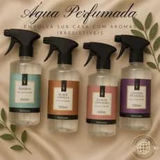 Agua Perfumada P/ Tecidos, Lençóis ou Casa e ambientes Via Aroma Aromatizador 500ml - escolha o seu!