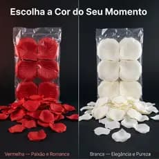 Pétalas Rosas Artificiais Decoração Romântica Festa pacote 1.000 pétalas de flores em seda sintética