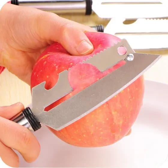 Descascador de aço inoxidável, raspador, utensílio de cozinha doméstico, faca para frutas, ralador, descascador, raspado