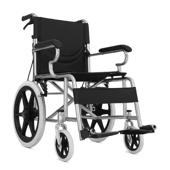 Cadeira de Rodas para Idoso Adulto Dobrável Portátil Resistente Confortável
