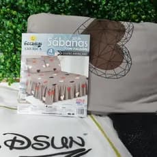 Lençol Estampado Queen 4 peças Goldesun  America 2500 Fios
