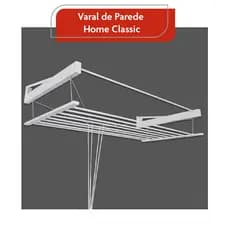 Varal De Parede Tradicional Sobe E Desce Manual SOB MEDIDA - BITENFER VARAIS