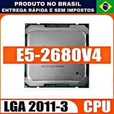 Processador intel Xeon E5 2680 v4, 14 núcleos e 28 Threads, 2.4 Ghz, 120W, CPU LGA 2011, x99