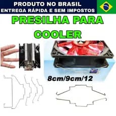 Presilha para Air Cooler de Processador melhore a temperatura usando o método Push/Pull em aço