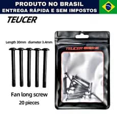 Parafusos Longo Teucer Para Radiador De Water Cooler E Cooler Fan Ventoinha No Gabinete, Pc computador