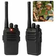 Brinquedo Infantil Walkie Talkie Rádio Comunicador Criança Alcance 10m 2 Unidades