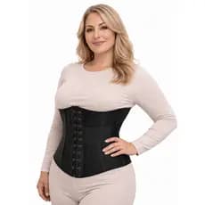 Cinta Modeladora Abdominal feminina Redução de Medidas e Ajuste de Postura 3 niveis de ajuste