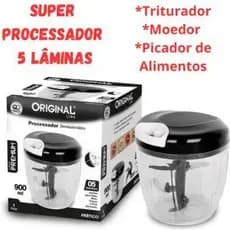 Processador Manual de Alimentos 900 ml Grande Triturador Alho Cebola Legumes Verduras frutas carnes nozes  triturador