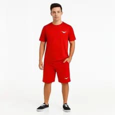 Kit 1 Camiseta Helanca e 1 Bermuda Chimpa Para Treino Preço e Qualidade