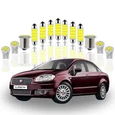 Kit Lâmpada led Fiat Linea 2008 a 2016 ( Farolete Placa Teto Ré porta luvas porta malas ) 1 polo T10 Torpedo 41mm 39mm