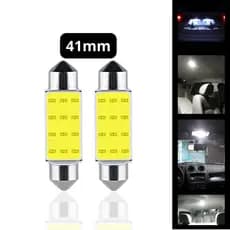Lâmpada led torpedo Canbus 41mm trava teto leitura placa interior carro 12 Leds 12v porta luvas porta malas placa