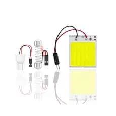 Placa 48 Leds Cob T10 Torpedo Luz Interna Festoon Branca fria teto leitura placa painel interior carro caminhão moto