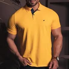Camisa Gola Polo Masculina Piquet Premium Camiseta Polo Alta Qualidade Slim Fit