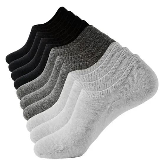 Kit Pares Meias Soquete Algodão Unissex Cano Curto Ajuste Perfeito Conforto Durável