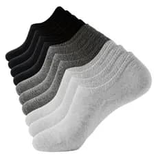 Kit Pares Meias Soquete Algodão Unissex Cano Curto Ajuste Perfeito Conforto Durável