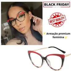 Armação Feminina Premium Bicolor – Estilo e Qualidade