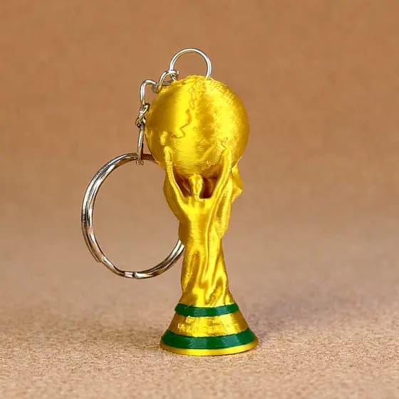 Chaveiro Troféu da Copa do Mundo – Seleção Brasileira – Miniatura Colecionável
