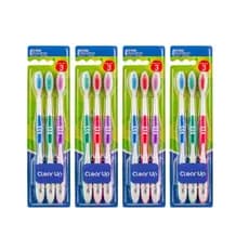 ESCOVA DE DENTE CERDAS MÉDIAS COM - 3 UNIDADES