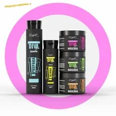 Kit Capilar Cronograma de Diva (5 itens) BELKIT - Cronograma Capilar - Hidrata, nutre e reconstrói