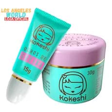 Kit ou Unitário Dupla Renovadores Faciais Kokeshi Pele Porcelana Olhos Gueixa