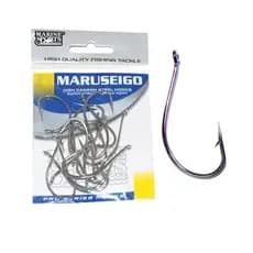 Anzol Marine Maruseigo Aço Prateado Nº 12 Caixa Com 50 Peças