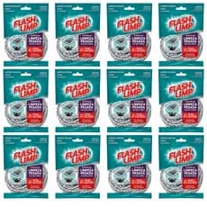 Kit 12 Flash Limp Limpeza Pesada Esponja Aço Inox Flashlimp